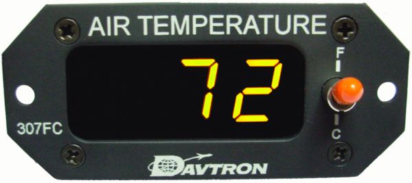 Digital Outside Air Temperature Gauge, ea